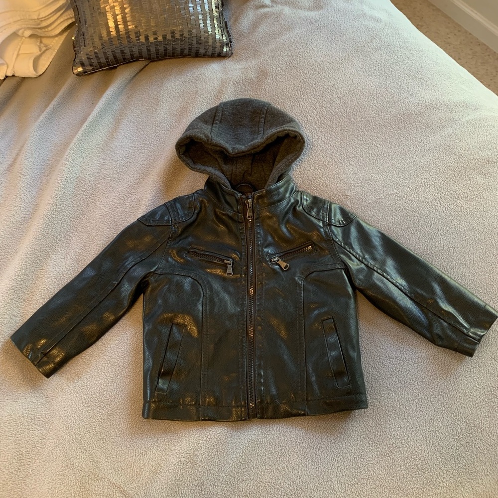 Baby boy “leather” jacket
